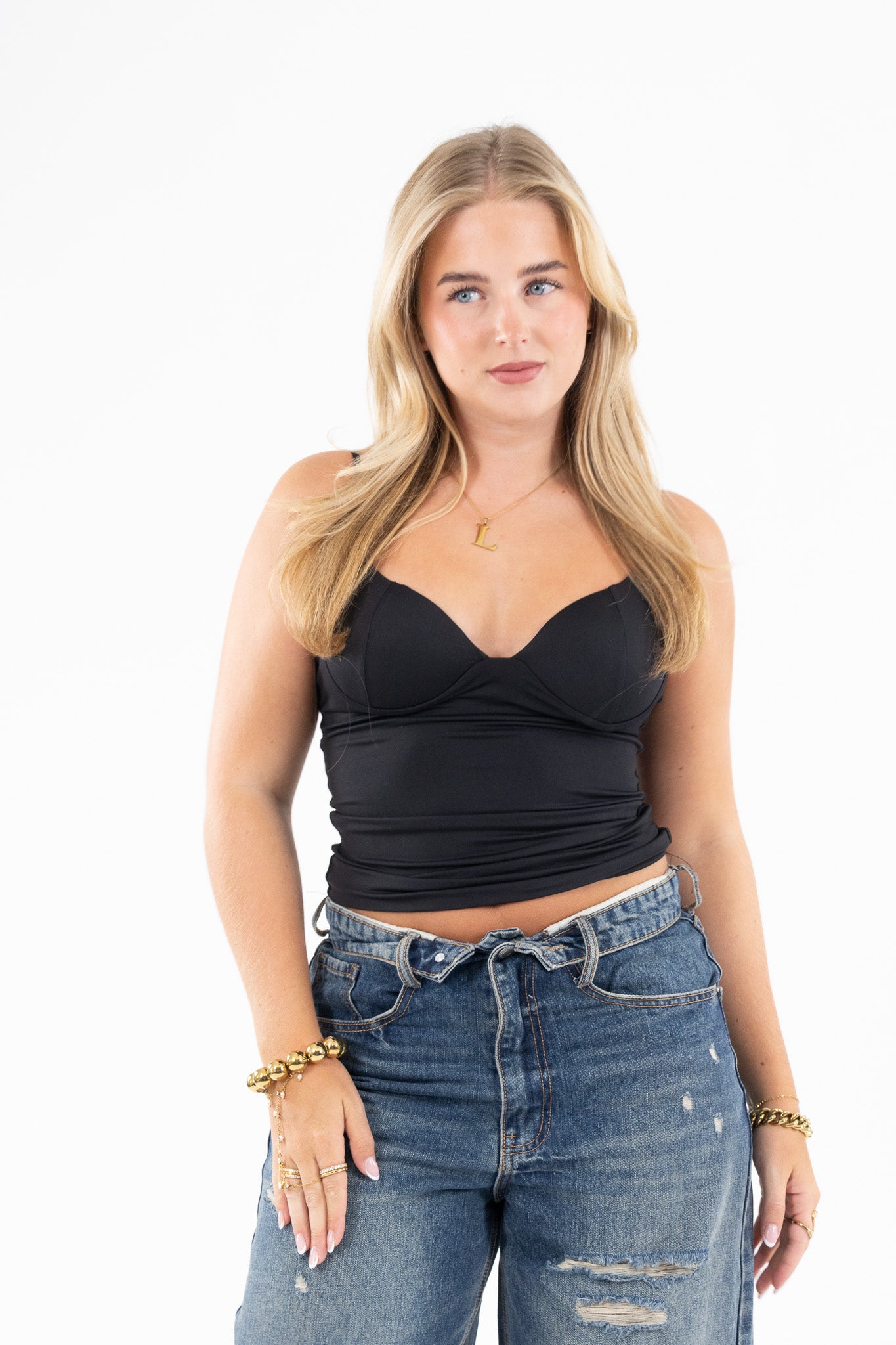 Sculpted Bustier Top