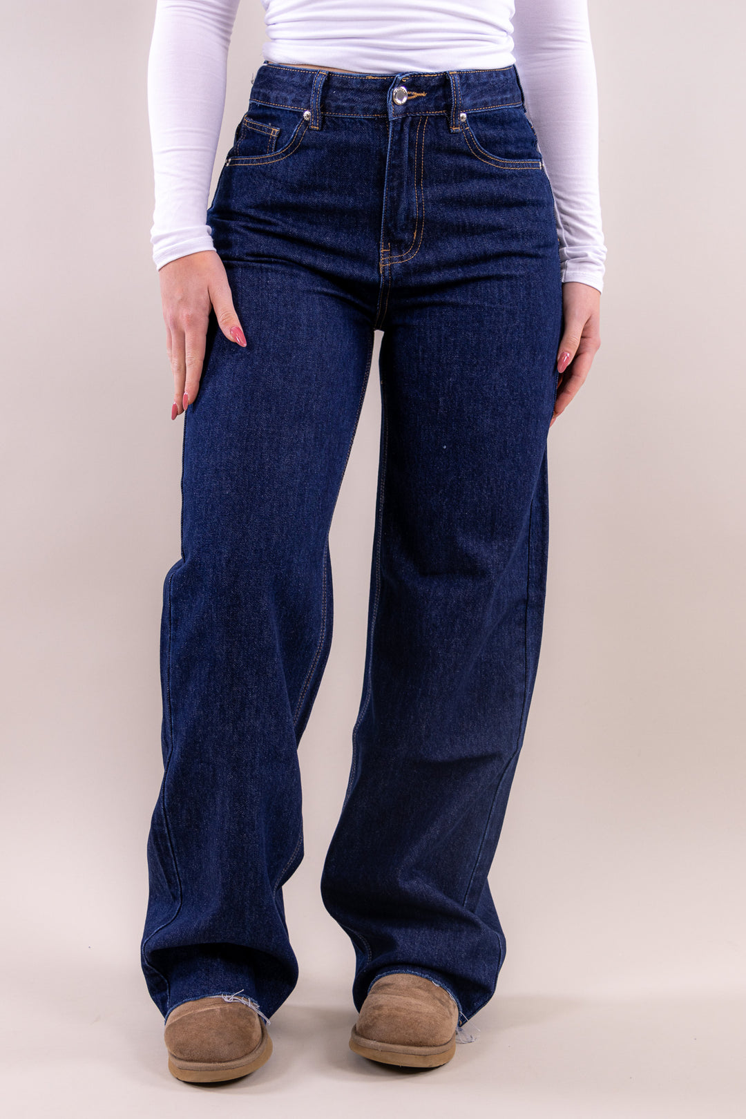 Ayla wide leg jeans - no stretch