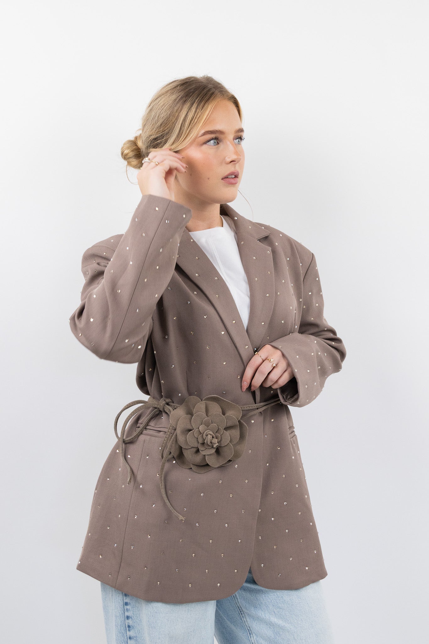 Leather Flower Accessory