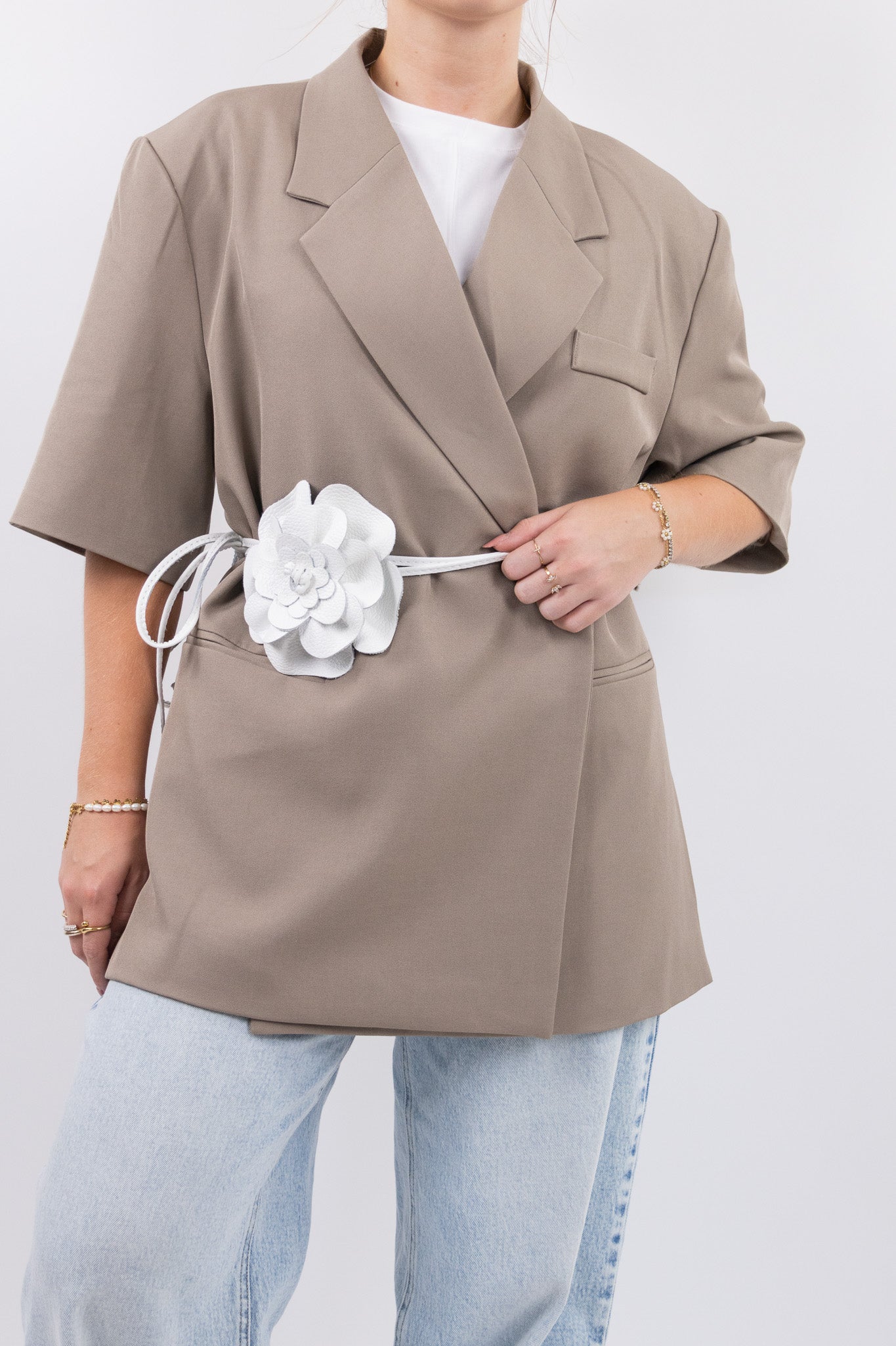 Leather Flower Accessory