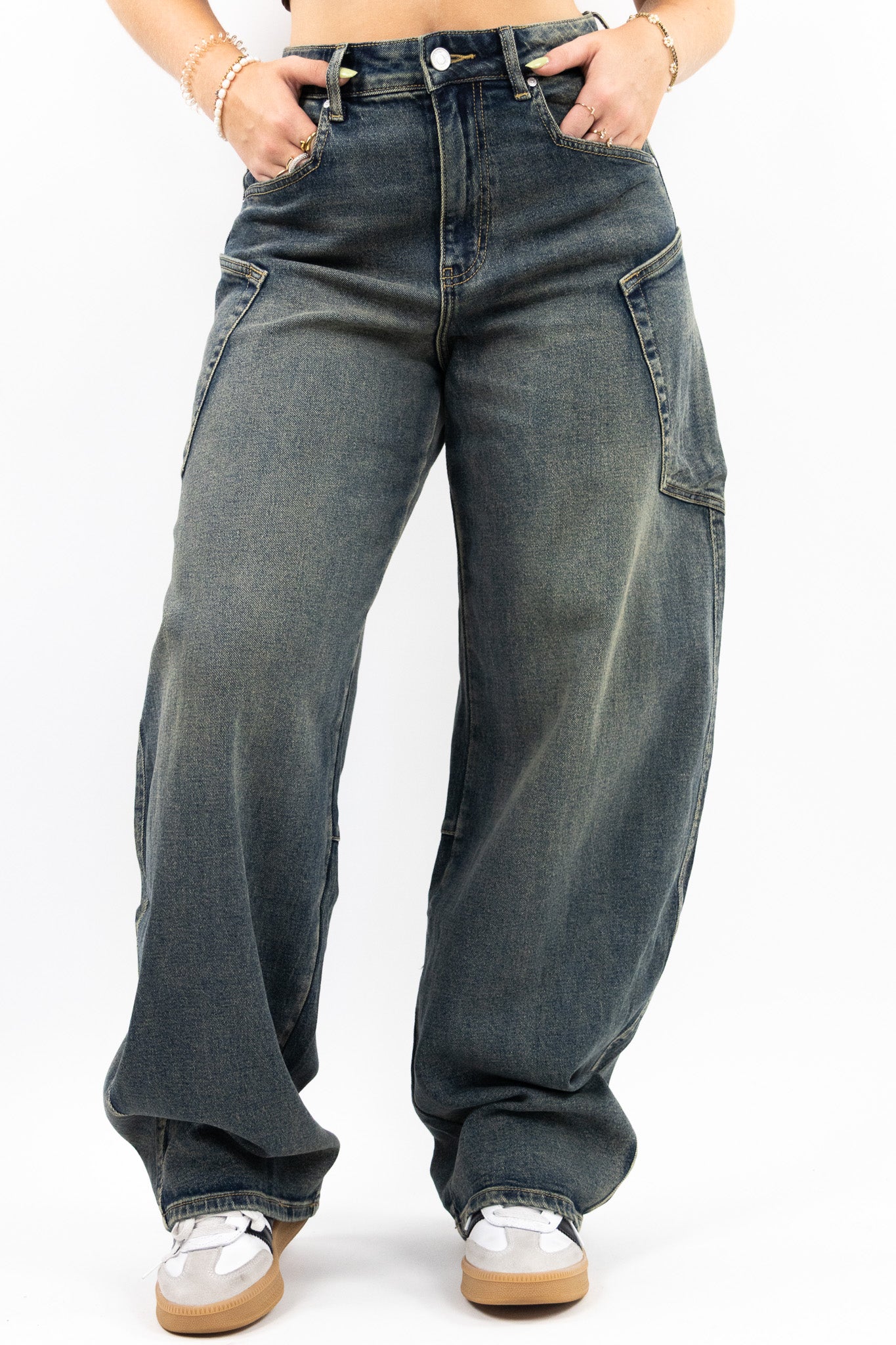 Brooklyn Cargo Balloon Jeans