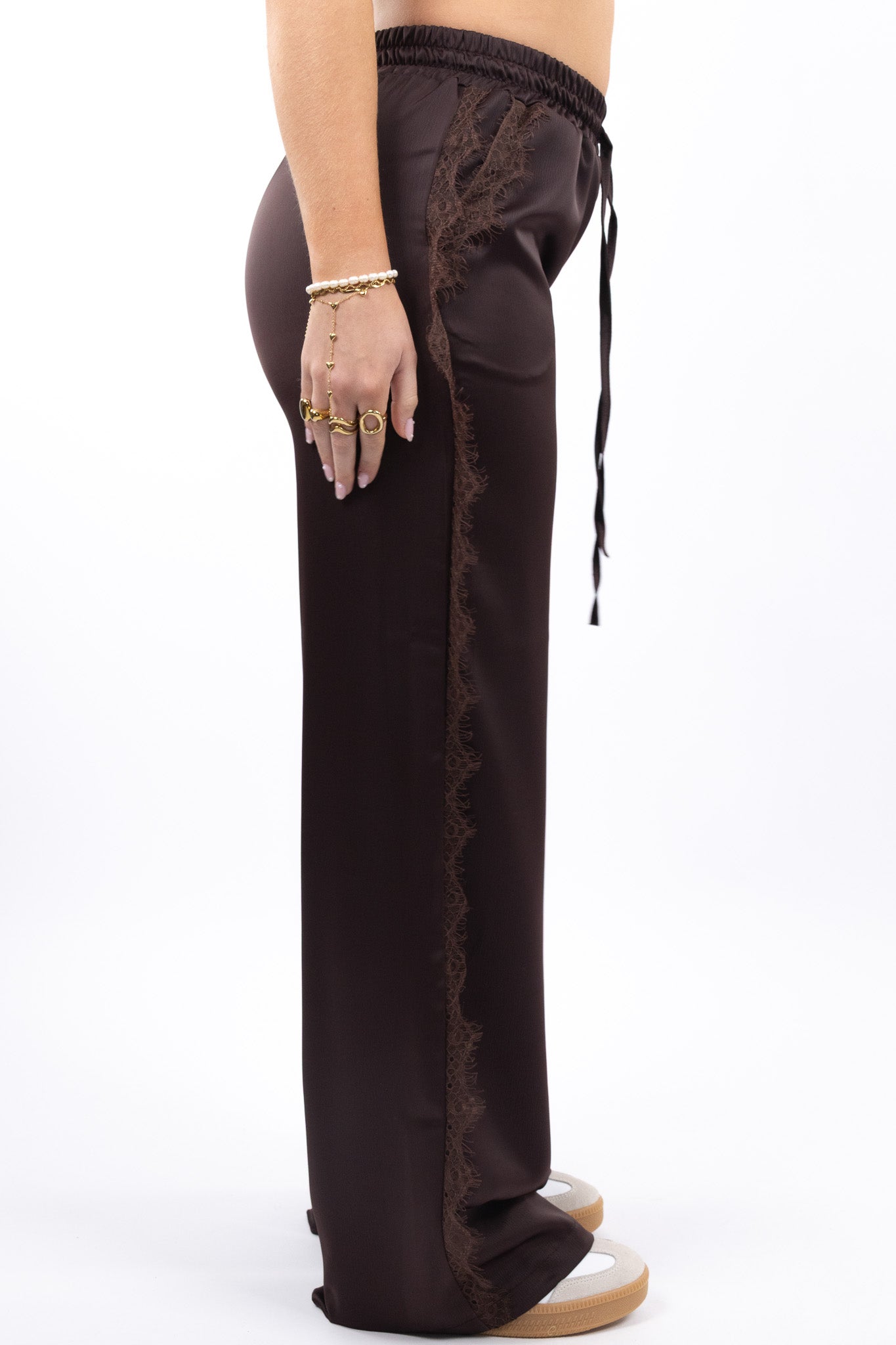 Silky Satin Wide Leg Pants
