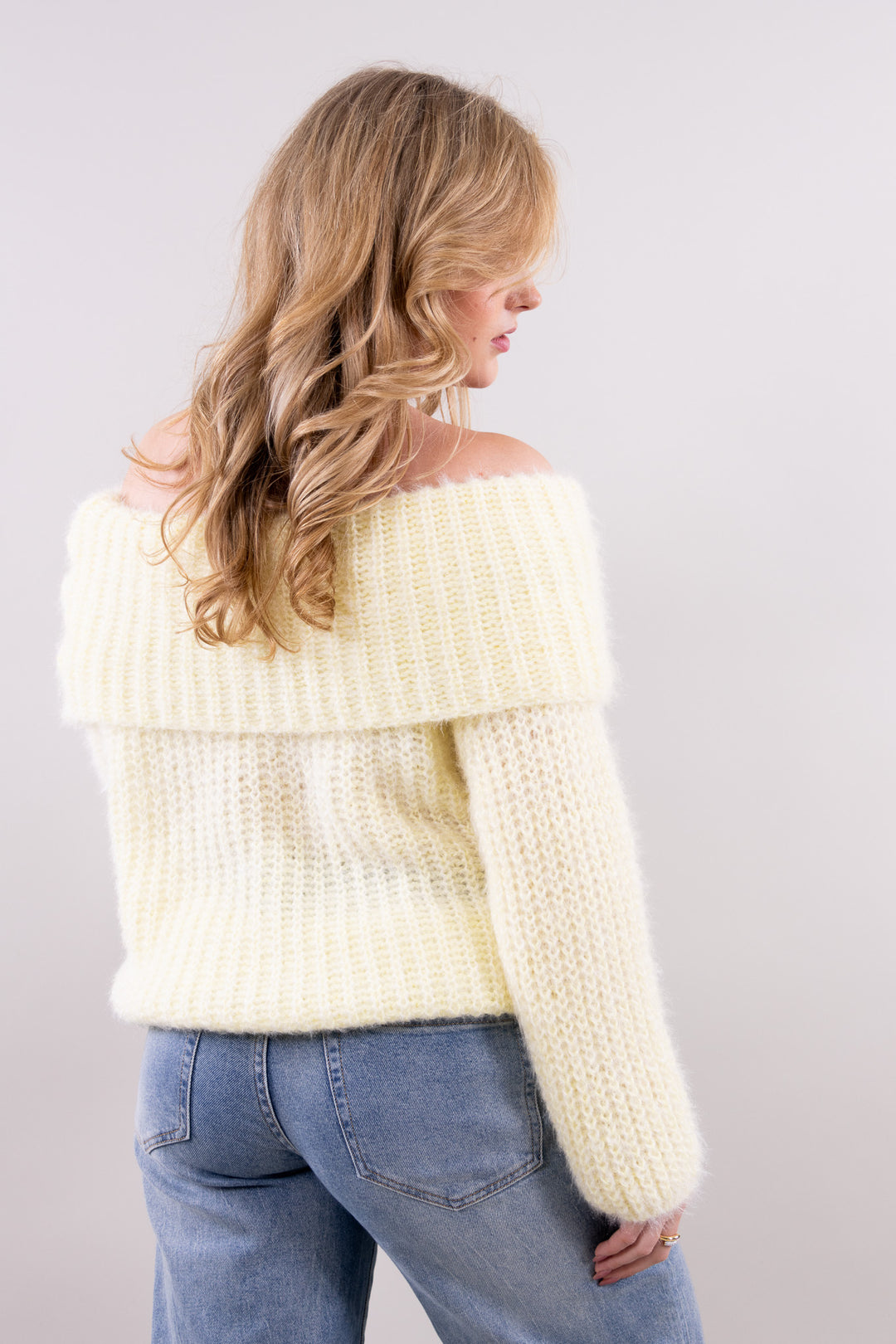 Luna off shoulder knit