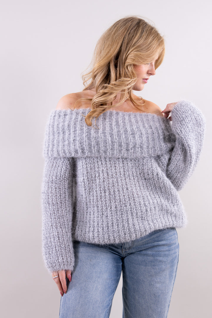 Luna off shoulder knit