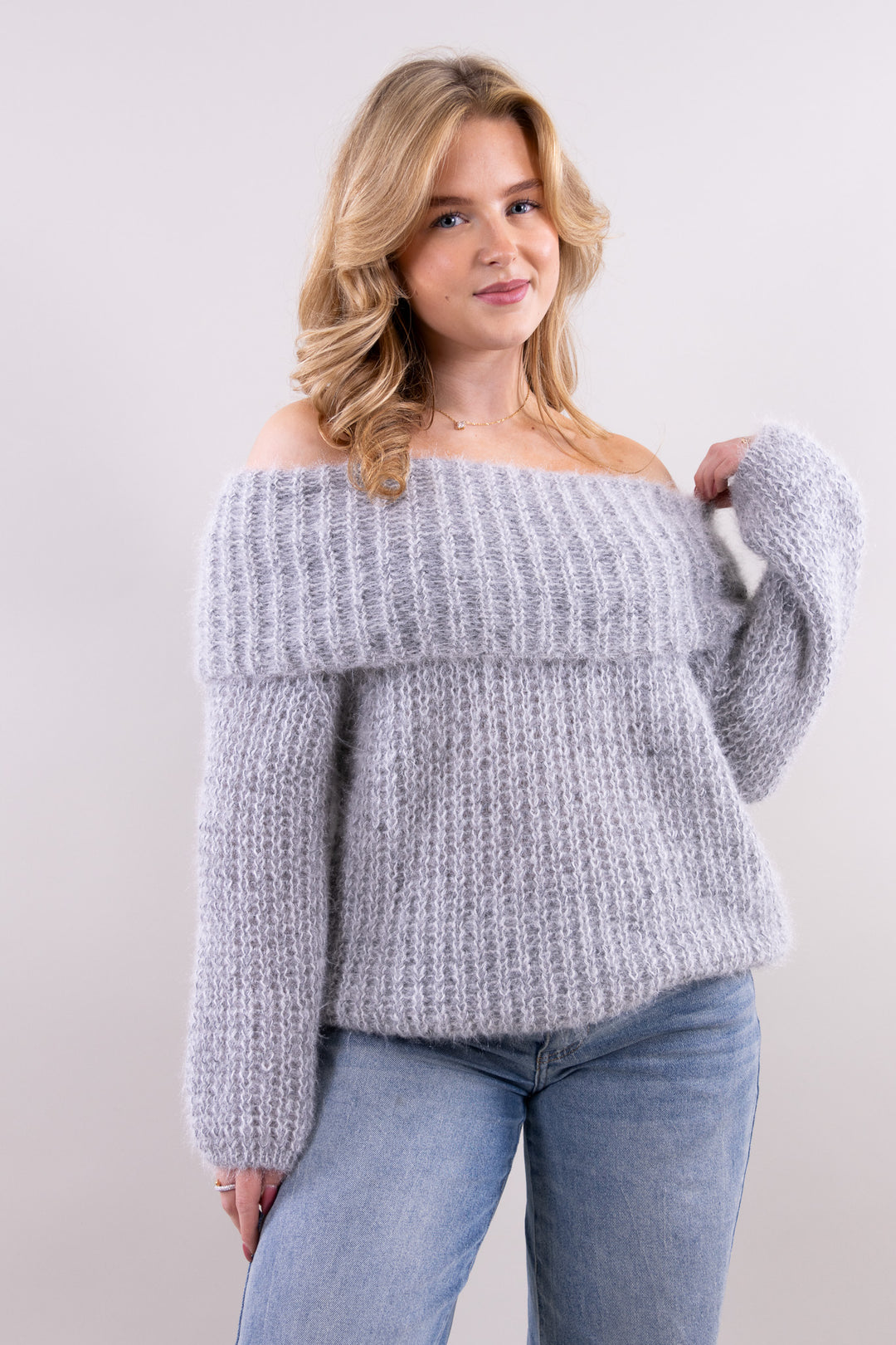 Luna off shoulder knit