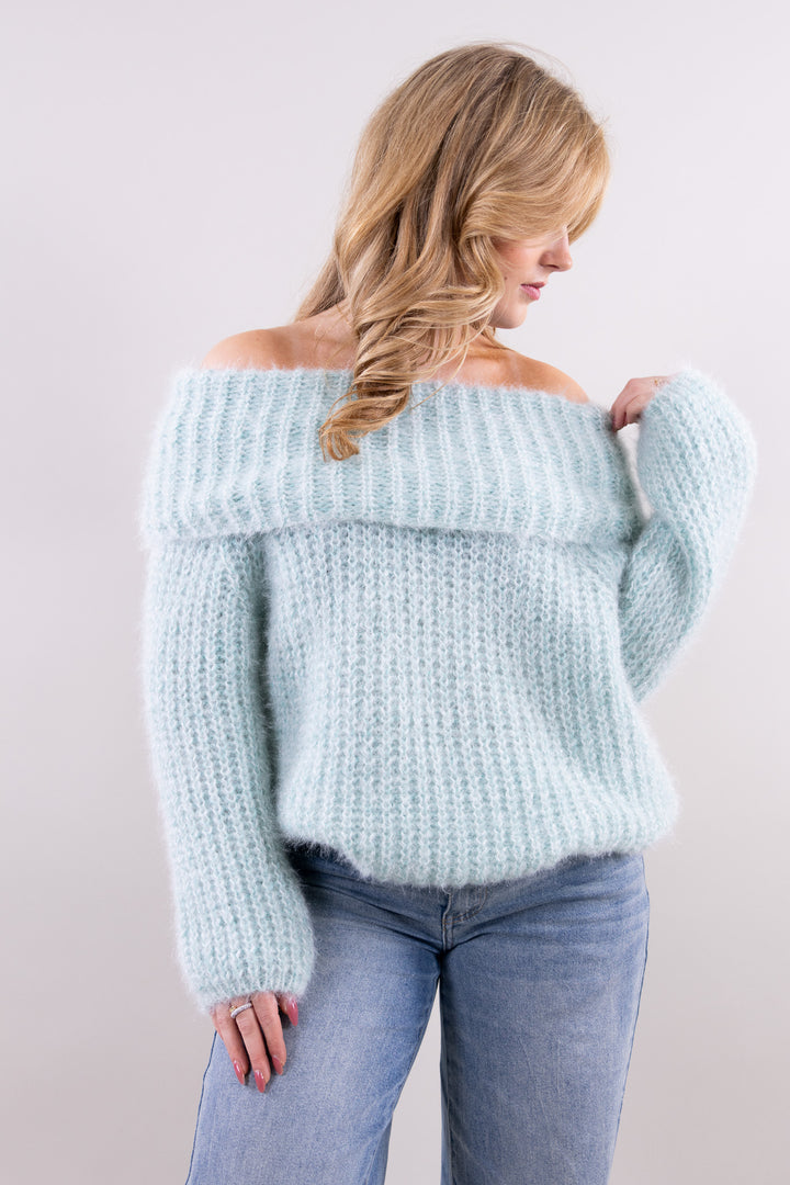 Luna off shoulder knit